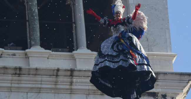 Volo dell'Angelo del Carnevale di Venezia 2019
