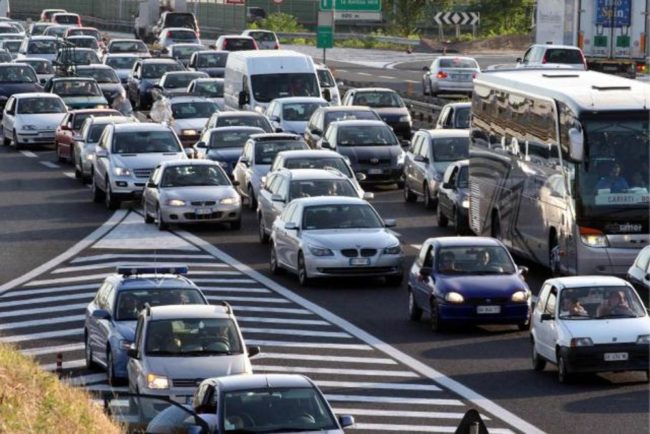 Esodo estivo: traffico intenso su A4 e Tangenziale di Mestre