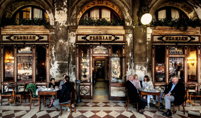 Caffè Florian in Piazza San Marco riapre il 12 giugno