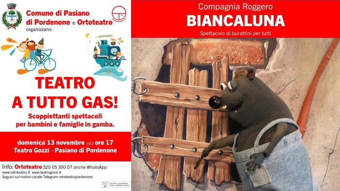"Teatro a tutto Gas!": dal 13 novembre la rassegna al Teatro Gozzi