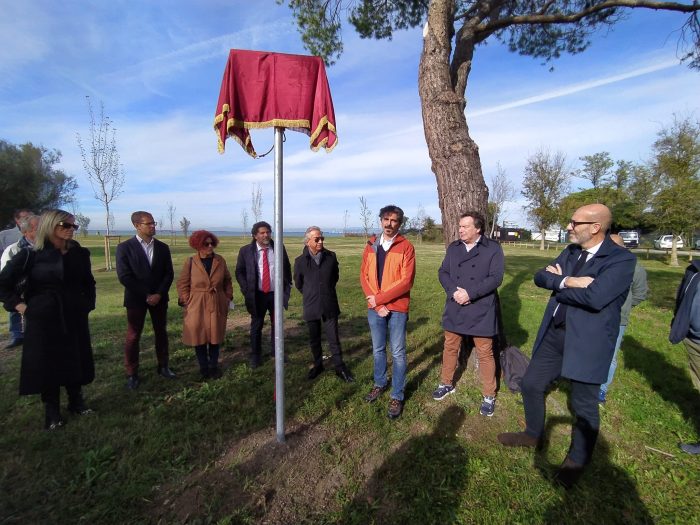 Malamocco: inaugurato il parco alla memoria di Leonardo Angiolin