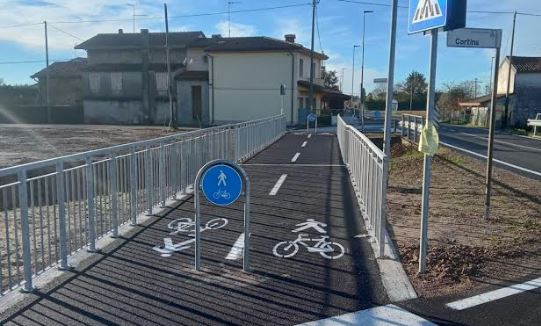Nuova pista ciclabile tra San Giorgio al Tagliamento e Pozzi